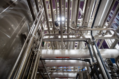 The high tech media tanks which are the vessels that prepare feedstock for the microbes which will culminate in tasty rhiza mycoproteins. The Better Meat Company grows and sell these healthful fermented proteins to companies to use as blended or fully animal-free meats.