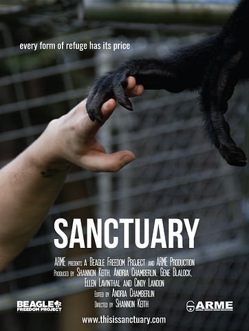 Promotional poster for Sanctuary, directed by Shannon Keith