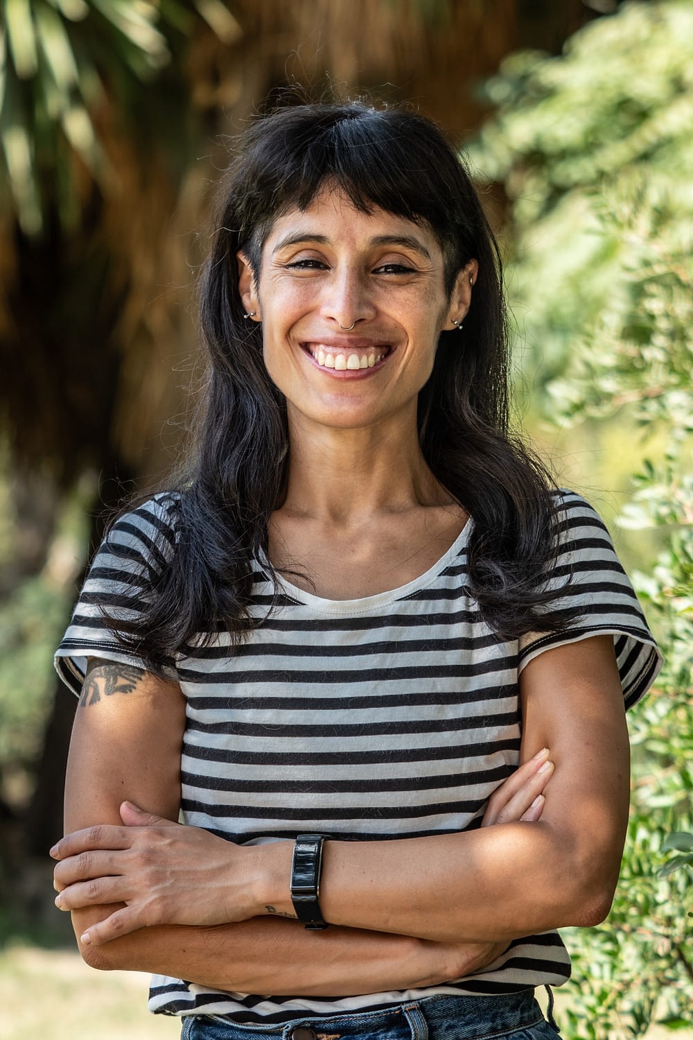 Barcelona, Spain, 30th July 2021. Environmental portrait of researcher and lecturer Daniela Romero Waldhorn, featured in The Unbound Project.