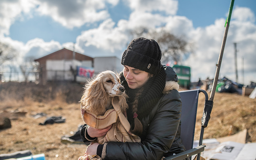 In Photos: Refugees And Their Companion Animals Flee War In Ukraine