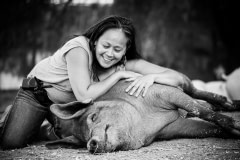Friends at Catskill Farm Sanctuary. USA, 2016.