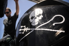 Luke, aboard the Bob Barker Sea Shepherd vessel. Mauritius, 2009.