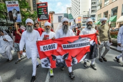 March to Close Al Slaughterhouses. Canada, 2015.