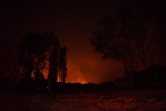 Bushfires in the distance near Tumbarumba.