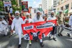 March to Close Al Slaughterhouses. Canada, 2015.