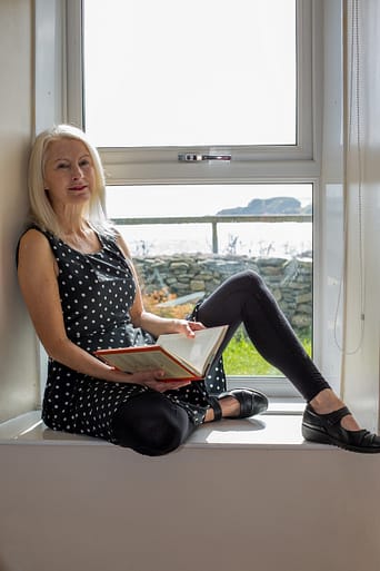 Rebecca Knowles, founder of Vegan Outreach Scotland, at her home. (Photo: Julia Fraser)