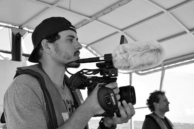 WAM Contributor and filmmaker Miguel Endara in the field.